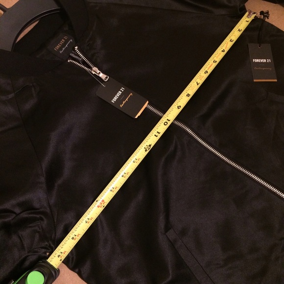 Forever 21 Embroidered Satin Bomber Jacket - Picture 8 of 8